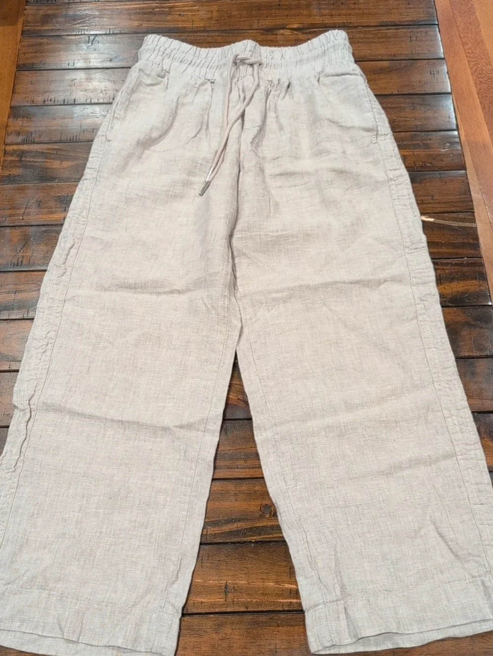 Quince European Linen Wide Leg Pants
